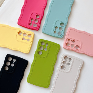 Funda de Silicona para Teléfono Móvil, Diseño Simple y Elegante, Color Puro, para Samsung 21 22 Plus 23 24 25 26 Ultra A34 A53 A54 - Product Image 3