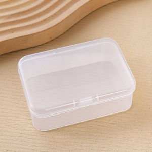 Caja Rectangular Rígida <span class=keywords><strong>Transparente</strong></span> de Plástico PP de 1 mm de Grosor para Exhibición, Vacía, para Cartas, Cartas de Juego, Ferretería Pequeña - Product Image 3