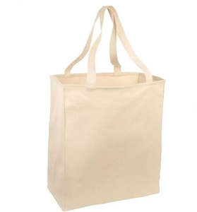 Bolsa de lona con logo impreso personalizado, nueva bolsa de compras de algodón orgánico reciclado, bolsa de compras de lona ecológica. - Product Image 3