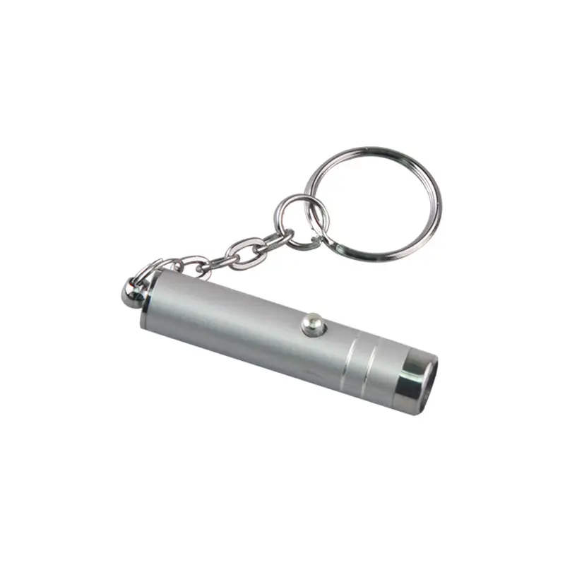 Mini Promotion Aluminium kunden spezifische Schlüssel anhänger 395nm UV-LED-Taschenlampe Schlüssel bund Taschenlampe Schlüssel bund LED-Schlüssel ring