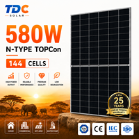 Module solaire photovoltaïque 550W 580W 590W 600W, directement de l'usine, avec personnalisation de la marque