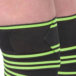 En gros, Bandes de genou en néoprène élastiques robustes, personnalisables en couleur et avec logo, pour fitness, powerlifting, haltérophilie et musculation en salle de sport - Product Image 6