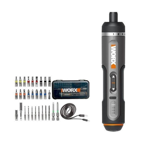 Ensembles de <span class=keywords><strong>tournevis</strong></span> électriques 4V WX242, <span class=keywords><strong>tournevis</strong></span> électriques intelligents sans fil, mandrin SDS, rechargeables par USB, 30 embouts - Product Image 1