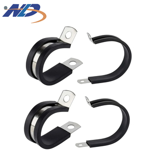 Fabricante NLD Caucho EPDM de alta calidad recubierto 1/2 ''1/4'' 3/4 ''1-1/2'' <span class=keywords><strong>P</strong></span> Clip Pex Abrazaderas - Product Image 1