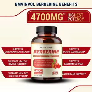 Suplemen Kapsul Kompleks Berberin Quercetin Spermidin Organik OEM ODM - Product Image 3