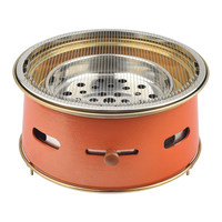 Gril de barbecue commercial de style coréen en acier inoxydable et cuivre, plaque de cuisson antiadhésive, grille en maille pour restaurant