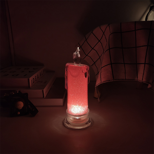 Transparent <span class=keywords><strong>Led</strong></span> Larme Goutte Sans Flamme <span class=keywords><strong>Bougie</strong></span> Étincelante <span class=keywords><strong>Bougie</strong></span> Chevet Restaurant Décoration Veilleuse - Product Image 6