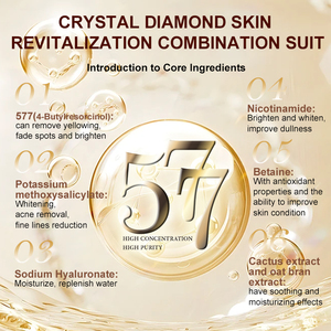Set Viso Super Sbiancante OEM 577 377, Trattamento Riparatore <span class=keywords><strong>Anti</strong></span>-<span class=keywords><strong>Acne</strong></span>, Siero e Crema Schiarente per la Cura della Pelle - Product Image 4