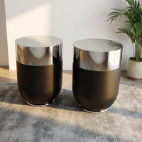 Vase à fleurs de luxe en acier inoxydable, pots et vases pour plantes / pots à fleurs en métal