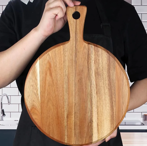 La <span class=keywords><strong>cuisine</strong></span> et le restaurant utilisent une grande planche d'acacia Deli pour fournir de la viande, du fromage, des légumes et du pain haché - Product Image 5