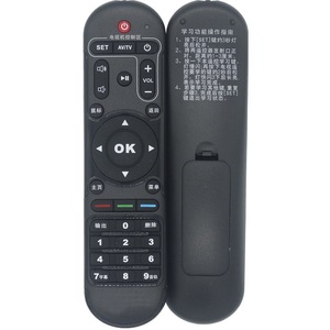ลูกปัดคริสตัลรีโมทคอนโทรลสำหรับฮิเมเดีย แมงโก้ ไฮคิว HD600A H7 Q5 Q10 H6 H8 รุ่นที่ 4 กล่องรับสัญญาณ 15.7x4x2.2 ซม. สีดำ - Product Image 5