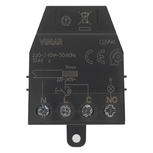 โมดูลรีเลย์พัลส์ 4 ช่องทาง วิมาร์ 220-240V 10AX สำหรับควบคุมไฟฟ้า - Product Image 1