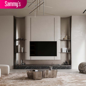 Mueble de Pared Modular de Madera Ecológico de Estilo Moderno para Sala de Estar y Dormitorio, Mueble para TV - Product Image 1