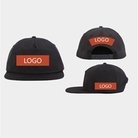 Topi Snapback Unisex Empat Musim Tanpa Struktur, Bahan Nylon Ringan, 5 Panel, Pinggiran Datar, Gaya Retro, Logo Kustom OEM