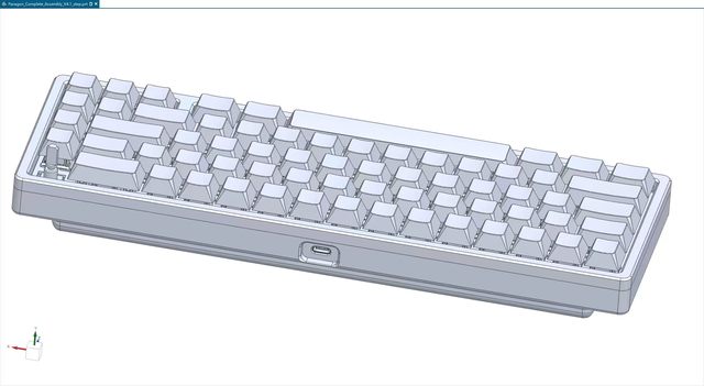 CNC Machined 60% Aluminum Mechanical Keyboard for Case with Wire EDM Drilling & Broaching