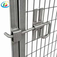 Conteneur en treillis métallique pliable pour chariot élévateur, accès facile en usine, entrée 4 voies, cage à palettes pour entrepôt, stockage logistique, 800 kg