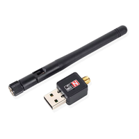 Carte Wi-Fi externe sans fil USB, dongle 2,4 GHz, mini adaptateur PC, serveur Kali Linux, débit de transmission de 150 Mbps, fréquence 5G, LAN