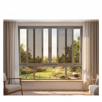 Ventanas Corredizas de Aluminio Lukliving con Doble Acristalamiento, Ventana Corrediza para Balcón