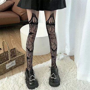 Punk Sexy jarretelle bas résille chauve-souris découpe à motifs <span class=keywords><strong>Babes</strong></span> Leggings collants Style gothique foncé collants - Product Image 6