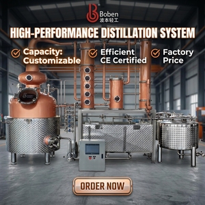 Alambic <span class=keywords><strong>à</strong></span> gin en cuivre personnalisé Boben, équipement de distillation de whisky, colonne de distillation, <span class=keywords><strong>prix</strong></span> usine, machines pour boissons et vins - Product Image 1