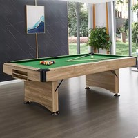 Lit de jeu multifonctionnel design moderne billard 8 pieds/9 pieds norme américaine 9 balles vente directe d'usine