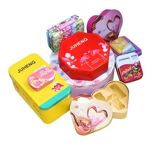 Bán Buôn Tùy Chỉnh Thiết Kế Cấp Thực Phẩm Kín <span class=keywords><strong>Cookie</strong></span> Tin Có Thể Container Rỗng Lớn <span class=keywords><strong>Cookie</strong></span> Vuông Tin Bao Bì Hộp - Product Image 5