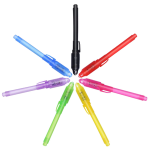ปากกาหมึกที่มองไม่เห็นพร้อมปากกา UV สำหรับเด็กปากกาสายลับที่มีมนต์ขลัง - Product Image 5