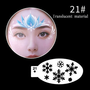 <span class=keywords><strong>Peinture</strong></span> faciale réutilisable de haute qualité pour enfants avec des motifs d'animaux, vente en gros d'usine - Product Image 4