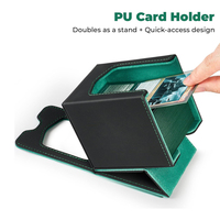 Boîte de rangement magnétique pour cartes à collectionner compatible avec MTG Commander, capacité de 100 cartes TCG à double pochette.