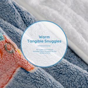 Anxiété 15lbs/20lbs/30lbs couverture de refroidissement sensoriel pondérée en coton dinosaure brille dans le noir 20lbs - Product Image 3