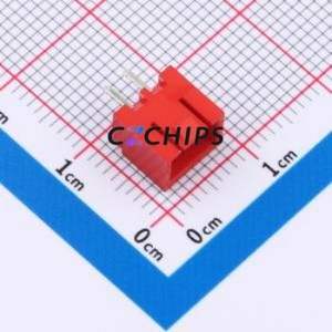 BX-HA2.54-2PZZ-R Wire-to-Board Pin Header Through hole Component (THT),P=2.5mm Connector 1x2P 2.5mm Through Hole XHB - Product Image 1