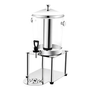 Dispensador de Jugo Frío Automático de Acero Inoxidable de Lujo, Plateado/Dorado, de 8L, Directo de Fábrica, para Restaurantes y Hoteles - Product Image 2