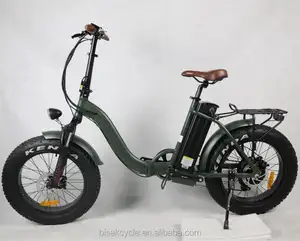 तह वसा टायर बिजली साइकिल 20 इंच वसा टायर 750w Ebike 48v बिजली की मोटर साइकिल तह बाइक 16 इंच