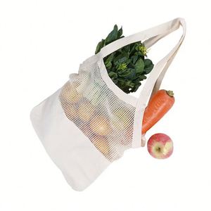 Wholesale Custom Cotton Mesh <b>Bag</b> Daily Leisure Shopping <b>Net</b> <b>Bag</b> Shopping Fruit and Vegetable <b>Net</b> <b>Bag</b> Cotton - Product Image 4