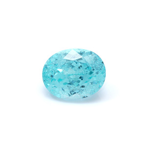 Cadermay Blue Paraiba Oval Zircon Loose Stone For Jewelry Making - Product Image 2