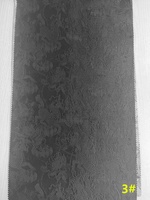 Polyester 221gsm/tissu de brocart Jacquard teint par fil à double face métallique pour l'habillement