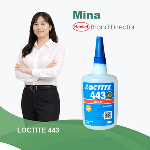 Adhesivo Instantáneo Henkel <span class=keywords><strong>LOCTITE</strong></span> 443 |   Superpegamento de Alta Viscosidad <span class=keywords><strong>para</strong></span> Unir Plástico, Goma y Metal - Product Image 1