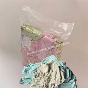 Trapos industriales multicolor de alta absorción para residuos de corte, 25 kg, colores mixtos, tejido de algodón. - Product Image 1