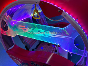 Voiture électrique à bascule Happy Le Bar Car avec éclairage LED rotatif à 360 degrés pour enfants et <span class=keywords><strong>adultes</strong></span>, idéale pour les parcs d'attractions - Product Image 3