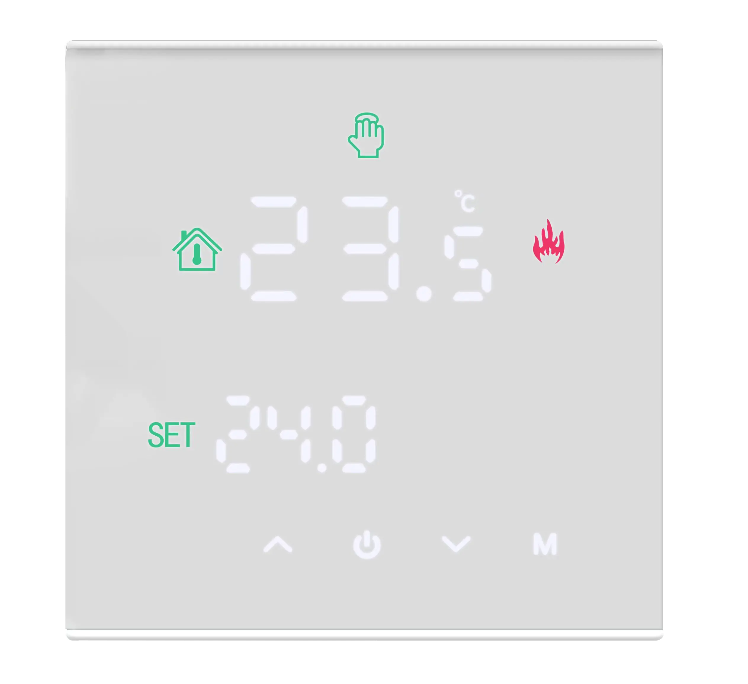 Терморегулятор MINCO HEATNo, Wi-Fi термостат M3H, 3 А, 16 А, ЖК-дисплей, сенсорный экран для воды, пола, йоги