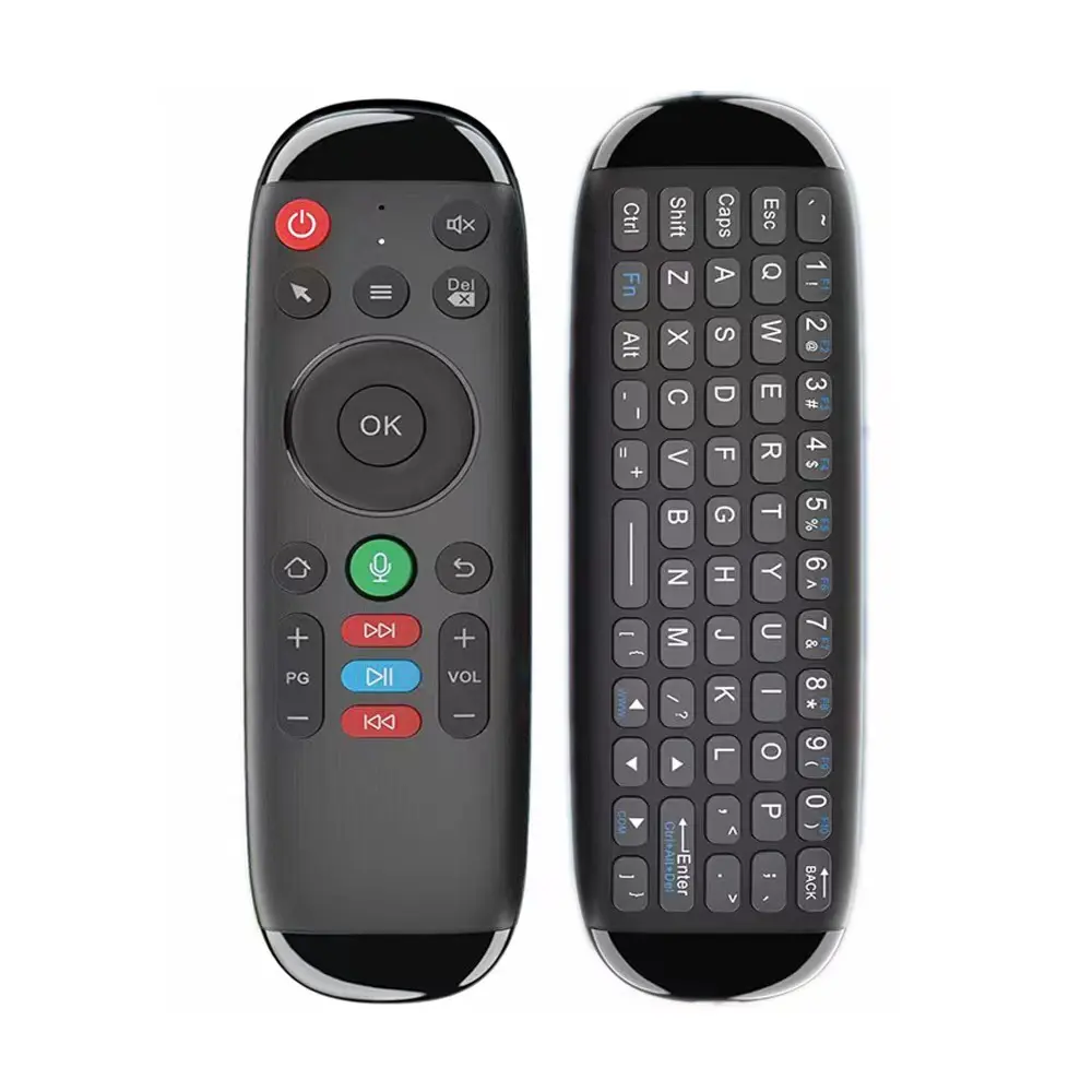 OEM M6 Air Mouse 7 Colors Backlit Keyboard Voice Wireless Mini 2.4G Air Mouse Remote Control for TV Computer