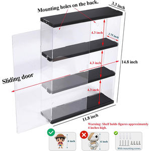 <span class=keywords><strong>Vitrina</strong></span> Acrílica de <span class=keywords><strong>Pared</strong></span> para Funko POP, Estantes Transparentes para Coleccionables, Exhibidor para Figuras - Product Image 2