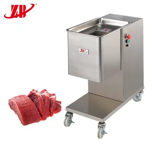 Hot selling high efficiency frozen lamb beef roll cutter machine electric cutting machine with moveable four-wheel