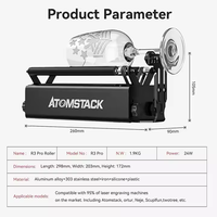 Dispositif de roulement ENJOYBONG R3 Pro 360 pour gravure au laser sur fibre, système de refroidissement par air, plastique, CNC, usage domestique et restaurant