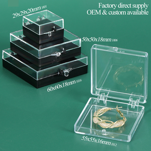 Boîte de présentation rigide transparente SUNSHING OEM ODM pour épingles à revers, badges, couronnes dentaires, faux ongles, boîtes d'emballage et de rangement - Product Image 3