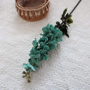 Fleur artificielle Delphinium à tige unique, idéale pour les mariages, la décoration intérieure, les hôtels et les présentations, une fleur décorative douce. - Product Image 6