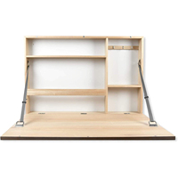Bureau mural flottant convertible et pliable personnalisable, en bois artisanal, fabricant OEM de bureaux d'ordinateur