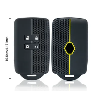 Housse de protection pour clé de voiture intelligente en silicone pour <span class=keywords><strong>Renault</strong></span> Captur Koleos Kadjar <span class=keywords><strong>Arkana</strong></span> Megane Dacia Duster Sandero Stepway - Product Image 6
