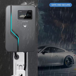 เครื่องชาร์จรถยน<span class=keywords><strong>ต</strong></span>์ไฟฟ้าแบบติดผนัง 7kW/9.6kW/11.5kW เฟสเดียว ได้รับการรับรองมาตรฐาน UL FCC SAE J1772 Type 1 - IP55  พร้อมระบบ RFID/WiFi สำหรับใช้ในบ้านและเชิงพาณิชย์ - Product Image 1