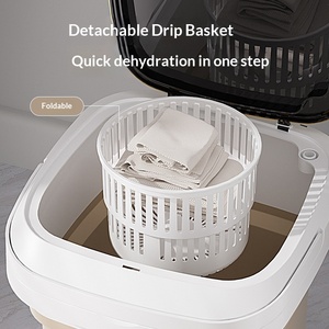 Lavadora Portátil Plegable de 13L, <span class=keywords><strong>Mini</strong></span> Lavadora con Centrifugadora para Ropa Interior, Ropa de Bebé, Ropa Pequeña, Ideal para Campamentos, Dormitorios, RV, OEM B2B - Product Image 3